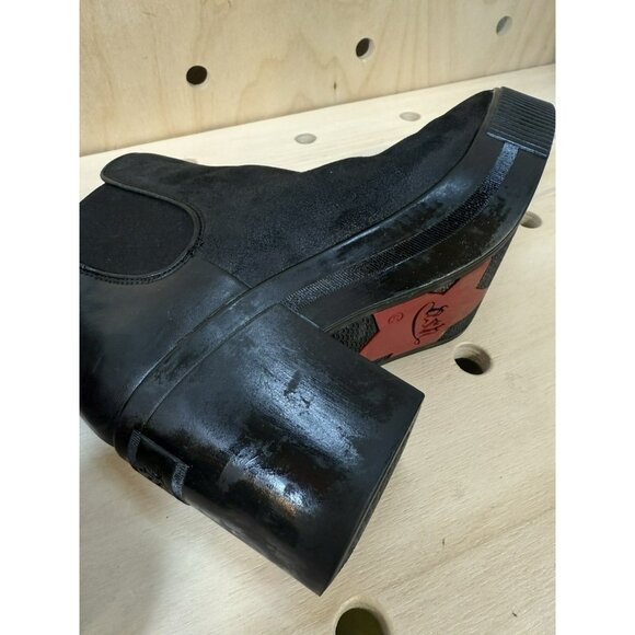 Ash Women's Size 40 Black Suede Leather Platform Chunky Boots US 9-9.5 - Picture 13 of 14